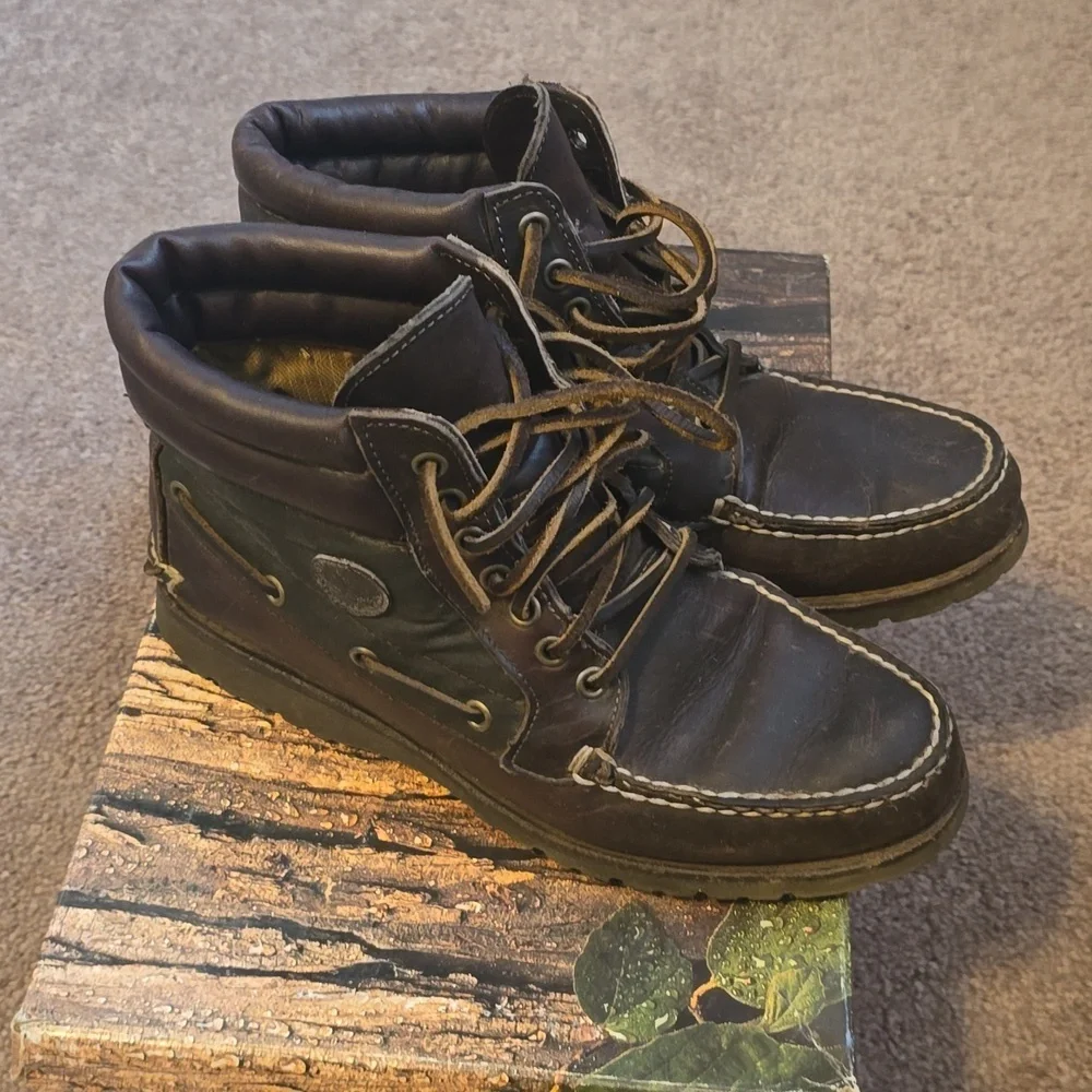 Timberland Ultra Lite Chukka Oil Brown Hiking Boots sz 7.5 IOB